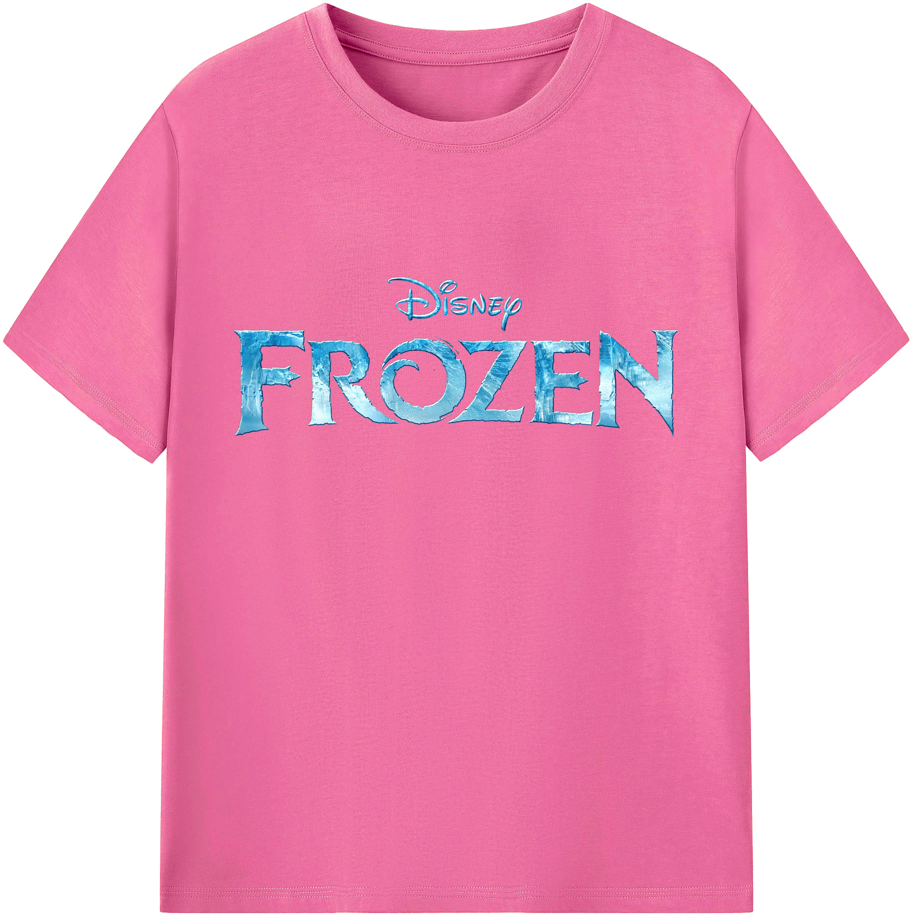 （画像用） アナと雪の女王 アンナ エルサ Frozen Anna Elsa レディースカジュアルプリントTシャツ（綿100％）